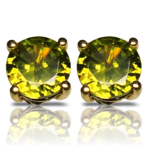 Peridot Treasure Studs - Image 2